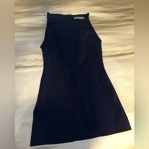 Zara womens navy sleeveless mini dress Size Medium